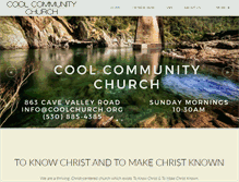 Tablet Screenshot of coolchurch.org